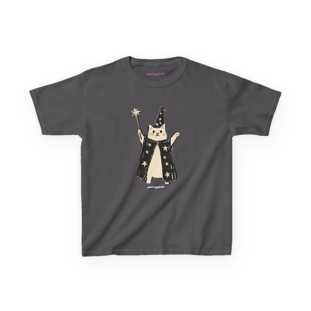 Wizard Cat Baby Tee, front