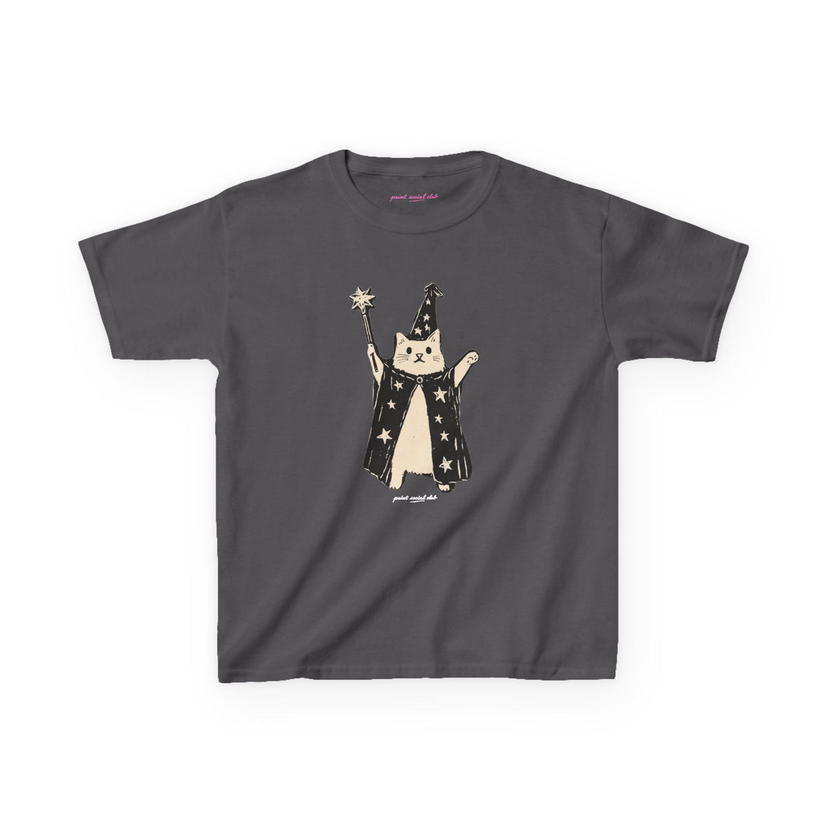 Wizard Cat Baby Tee, front