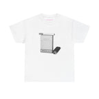 Smoking Kills Classic Tee in White, front