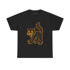 Black Cat Classic Tee in Black, front
