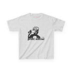 Camera Kid Baby Tee in Ash, front