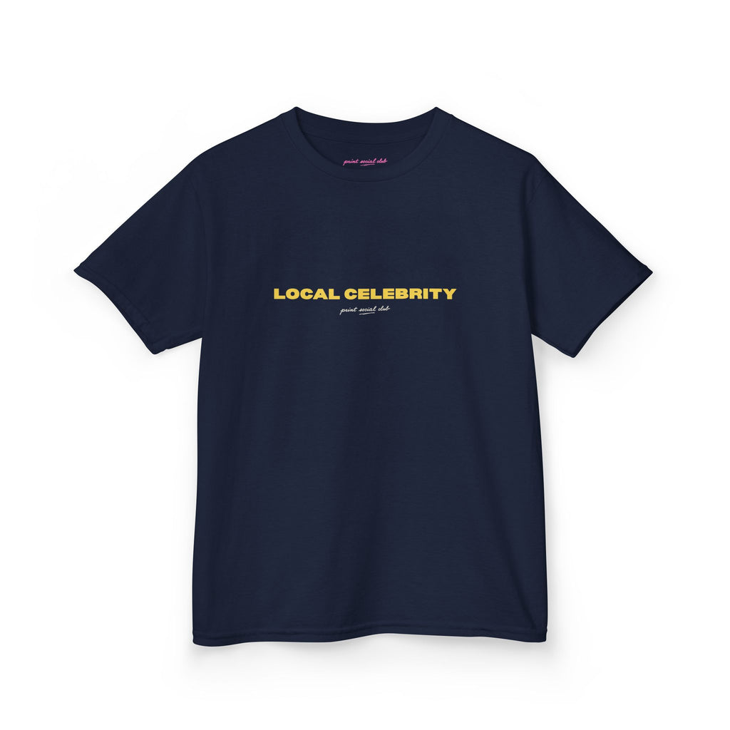 Local Celebrity Baby Tee, front