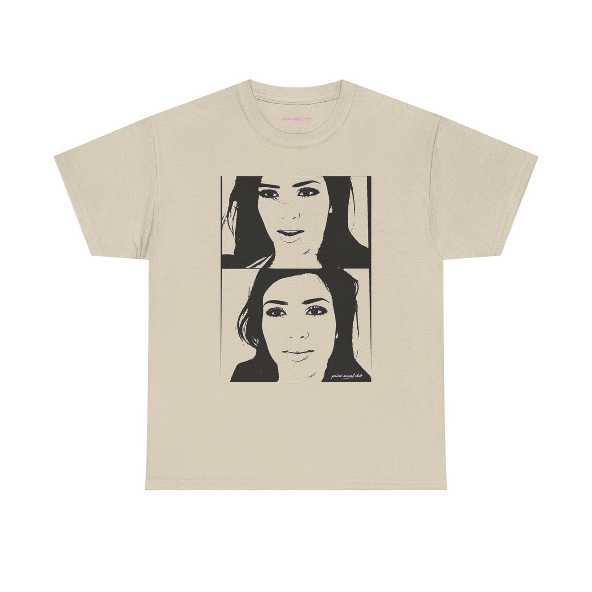 Kim2016 Classic Tee in Sand, front