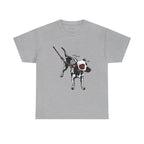 Skeleton Dog Classic Tee in Sport Grey, front