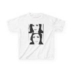 Kim2016 Baby Tee in White, front