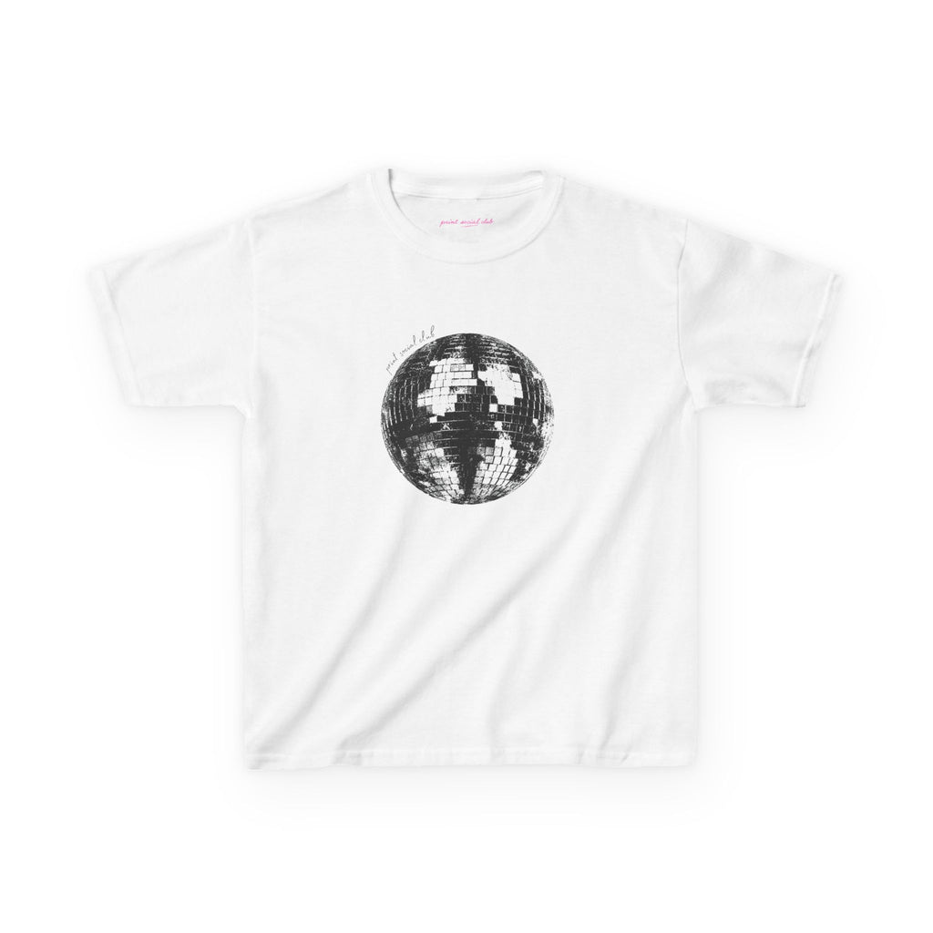 Disco Ball Baby Tee, front