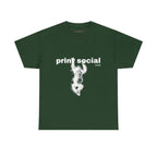 Save Wild Monkeys Classic Tee in Forest Green, front