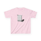 Smoking Kills Baby Tee in Light Pink, front