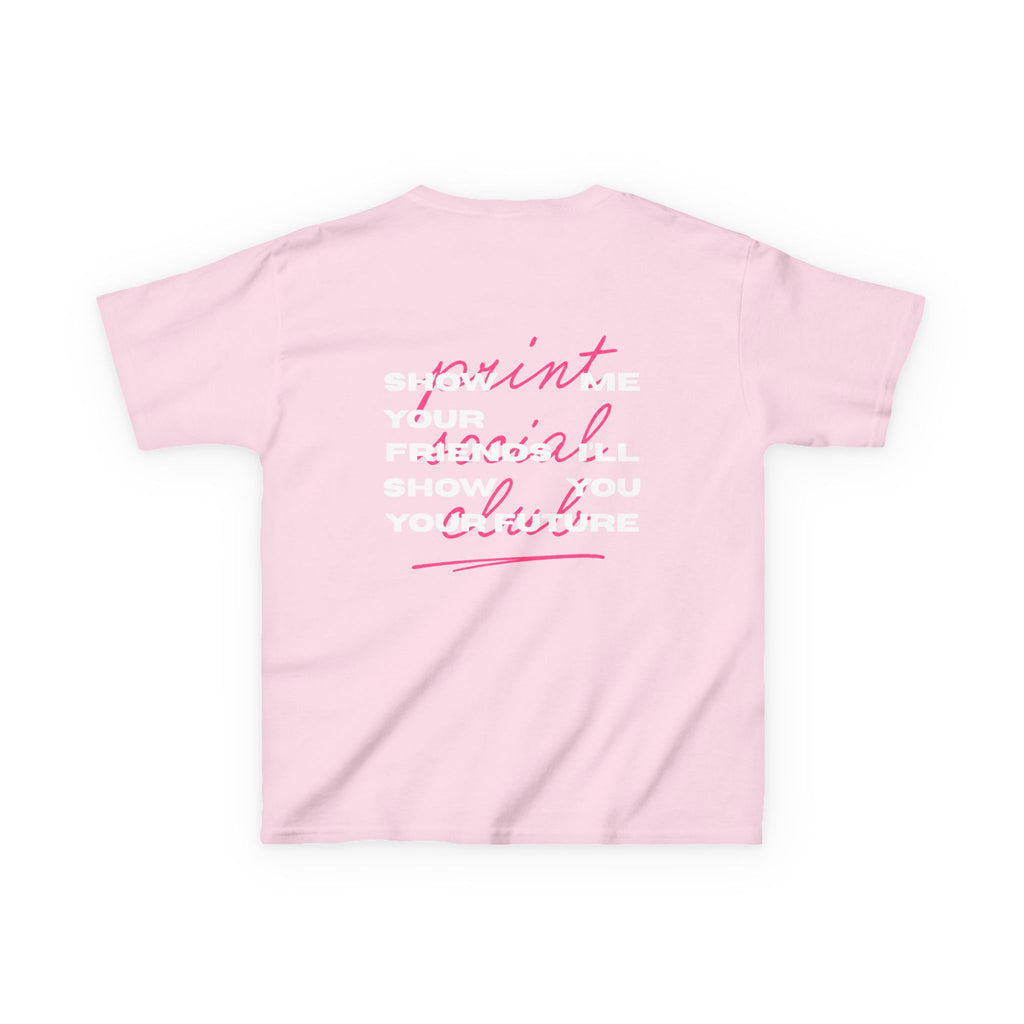 Friends Baby Tee in Light Pink, front