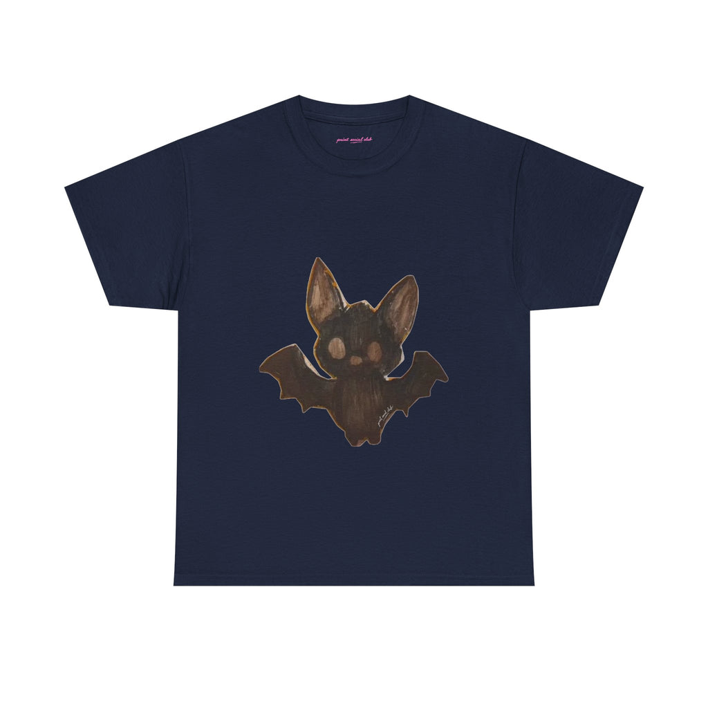 Little Bat Classic Tee in Navy, front