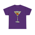 Pumpkin Martini Classic Tee in Purple, front