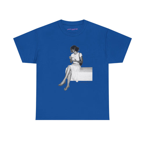 Gelato Hour Classic Tee in Royal, front
