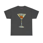 Pumpkin Martini Classic Tee in Dark Heather, front