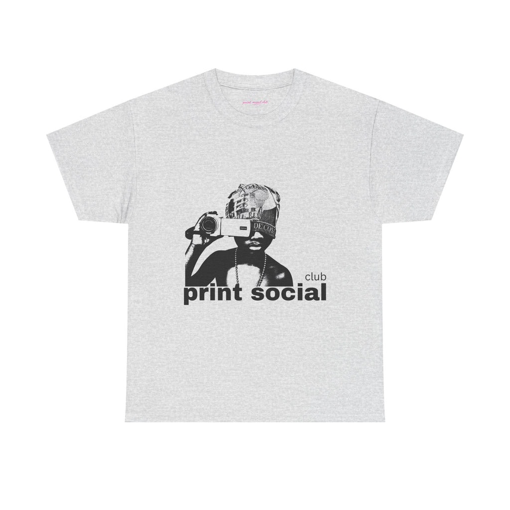 Camera Kid Classic Tee in Ash, front