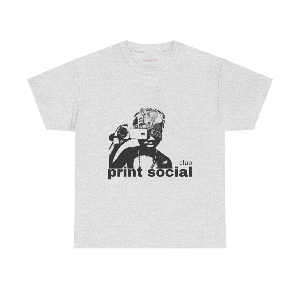 Camera Kid Classic Tee in Ash, front
