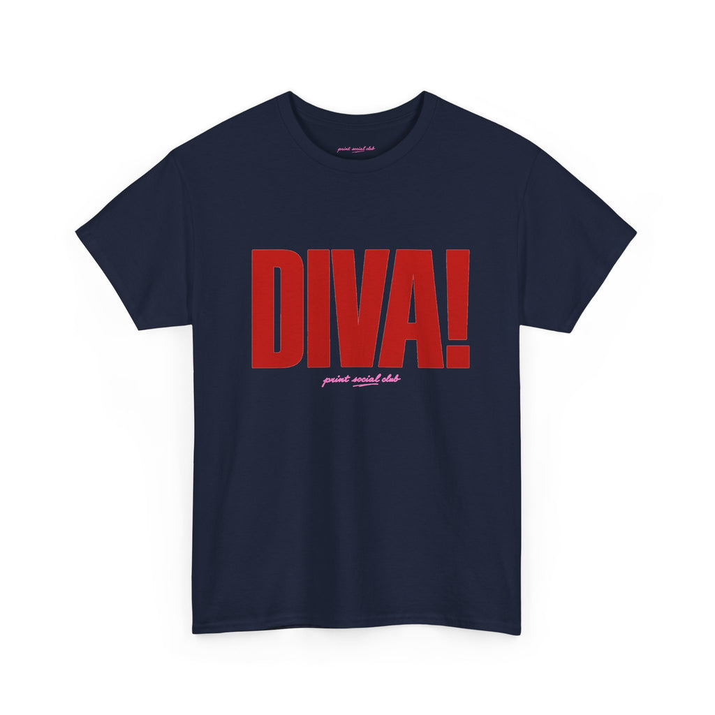 DIVA! Classic Tee, front