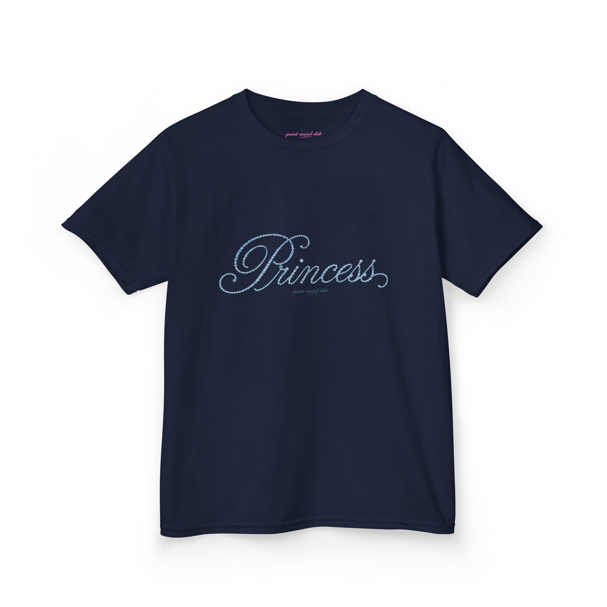 Blue Princess Baby Tee