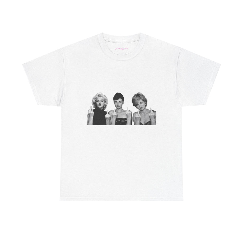 Iconic 3 Classic Tee in White, front