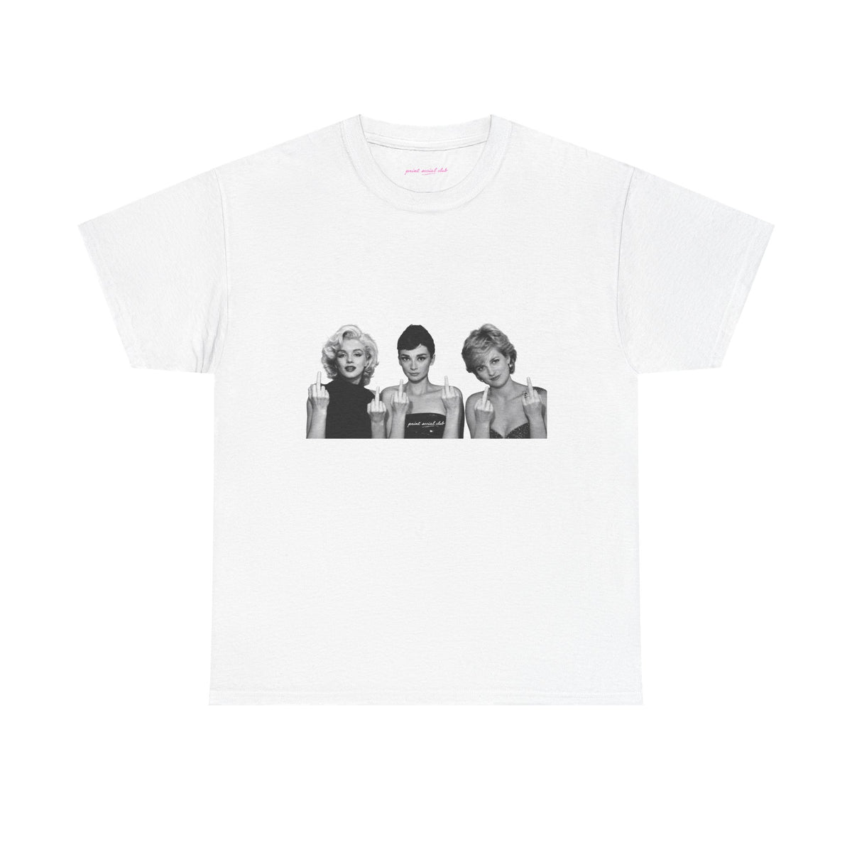 Iconic 3 Classic Tee in White, front