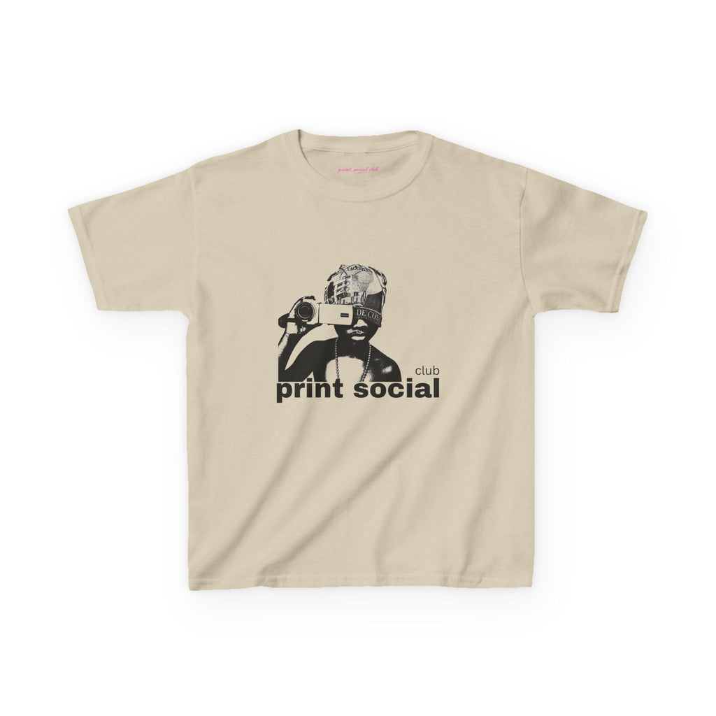 Camera Kid Baby Tee, front