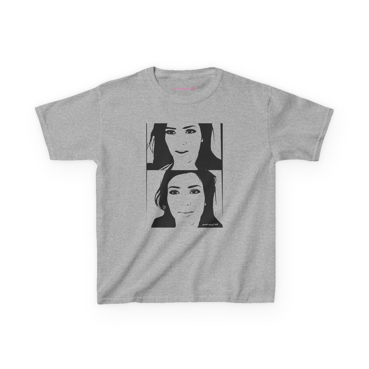 Kim2016 Baby Tee in Sport Grey, front