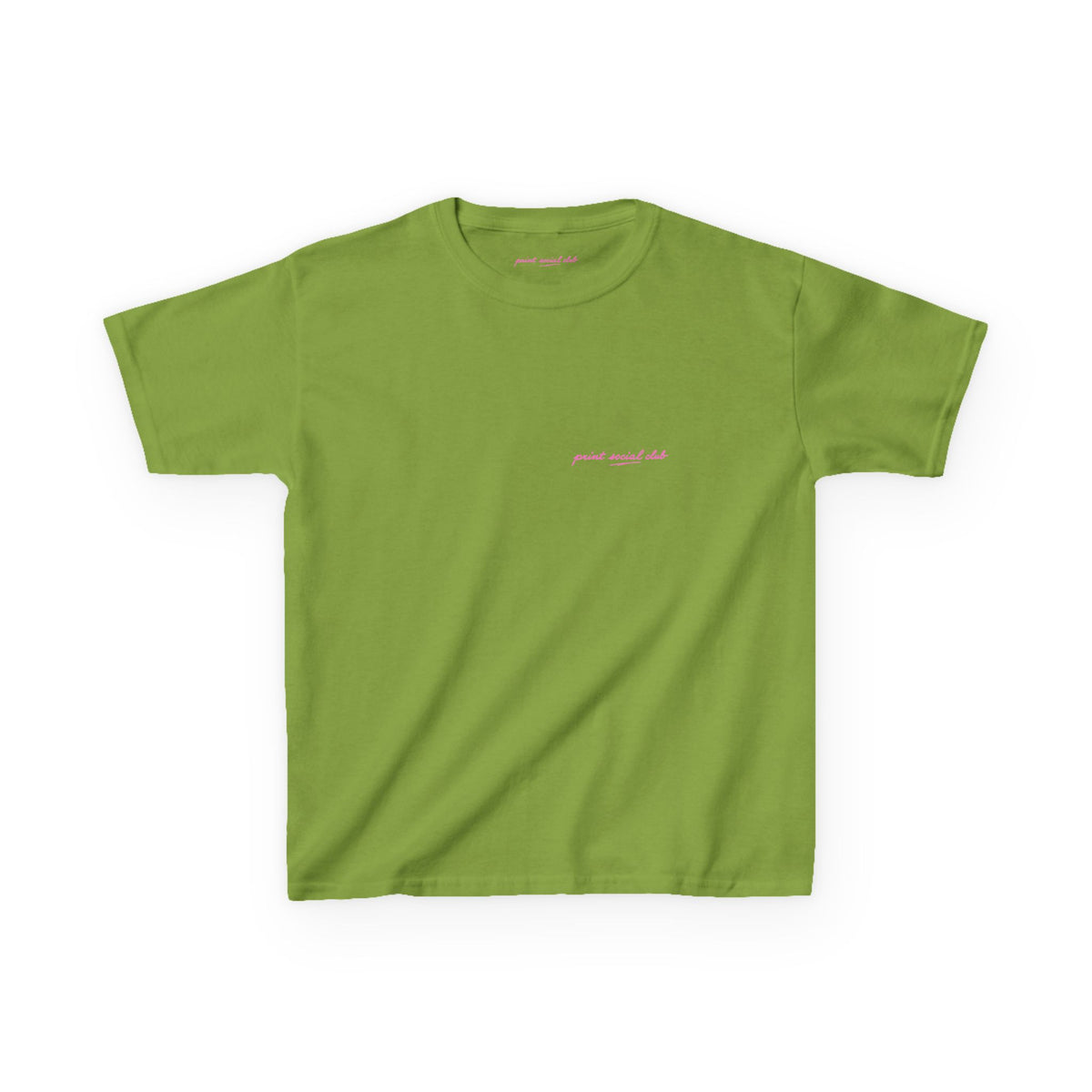 LNF Baby Tee in Kiwi, front