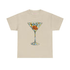 Pumpkin Martini Classic Tee in Sand, front