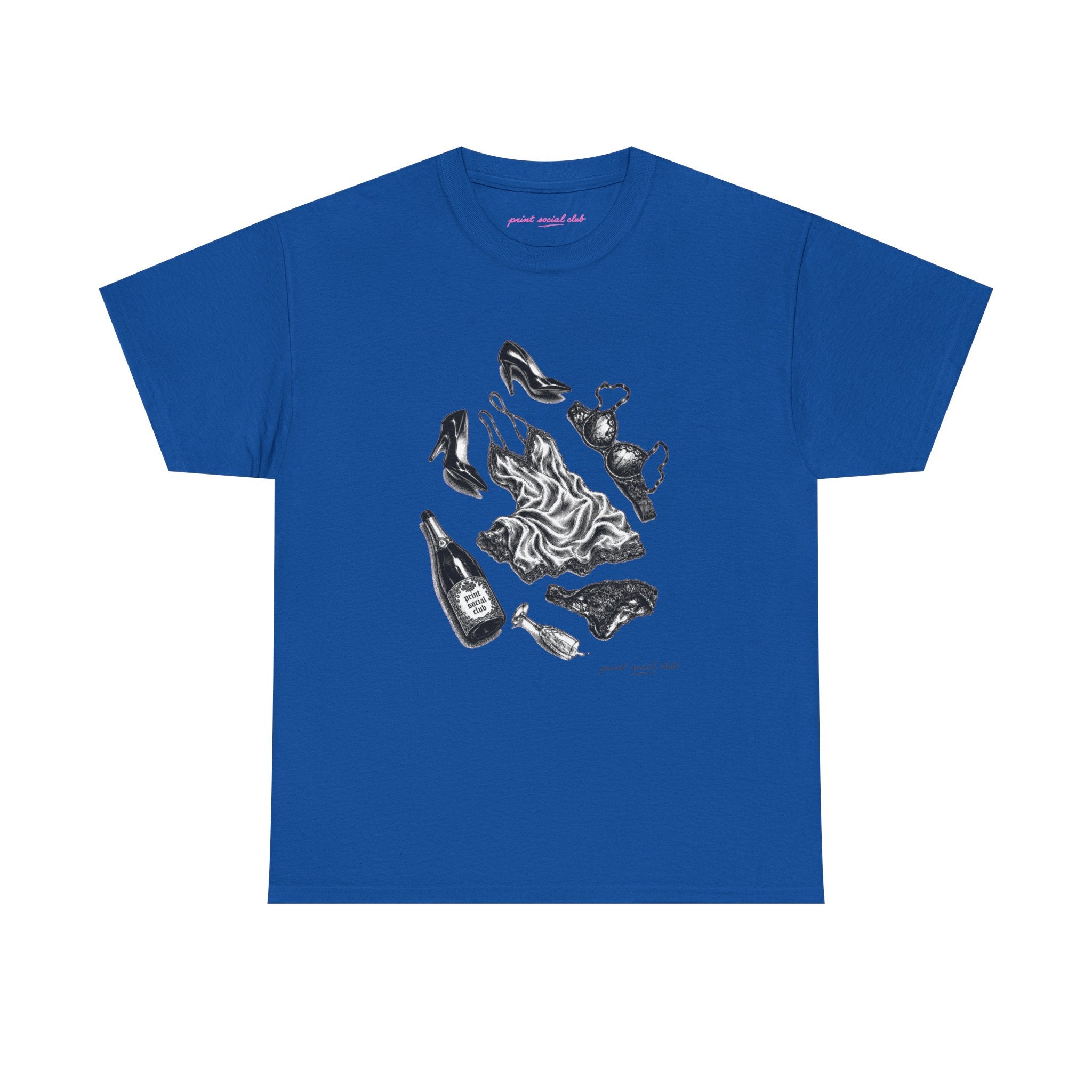 The Aftermath Classic Tee in Royal, front