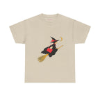 Flying Witch Classic Tee in Sand, front