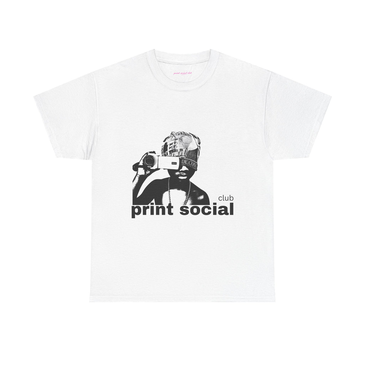 Camera Kid Classic Tee in White, front