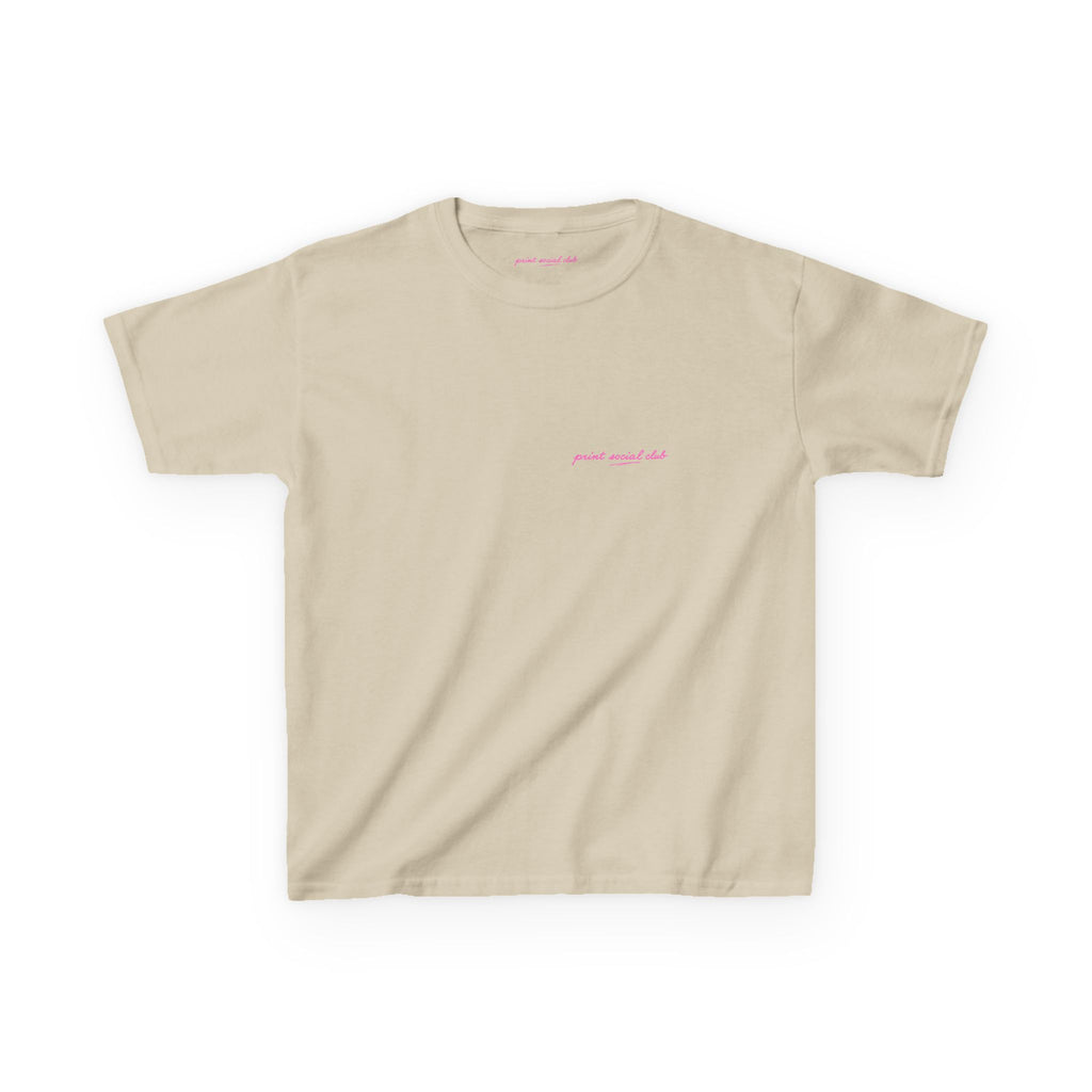 LNF Baby Tee in Sand, front