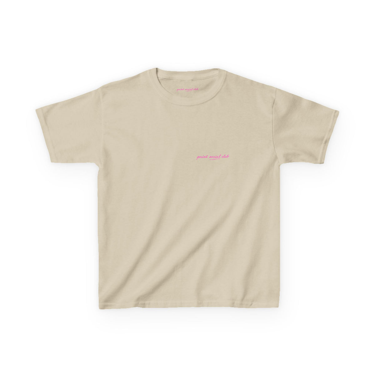 LNF Baby Tee in Sand, front