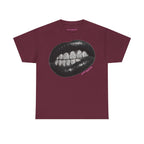 Grrr Classic Tee in Maroon, front