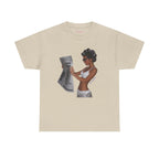 News Classic Tee in Sand, front