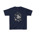 The Aftermath Baby Tee in Navy, front
