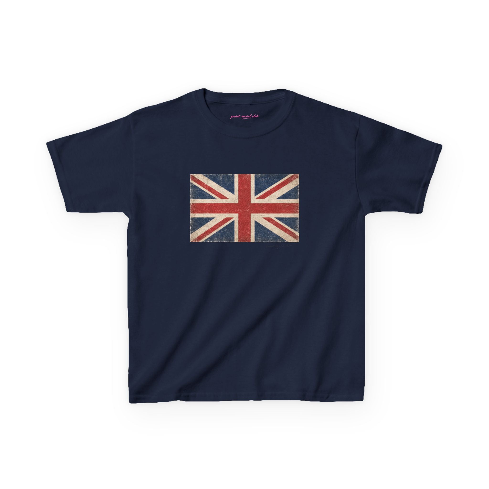 United Jack Baby Tee, front