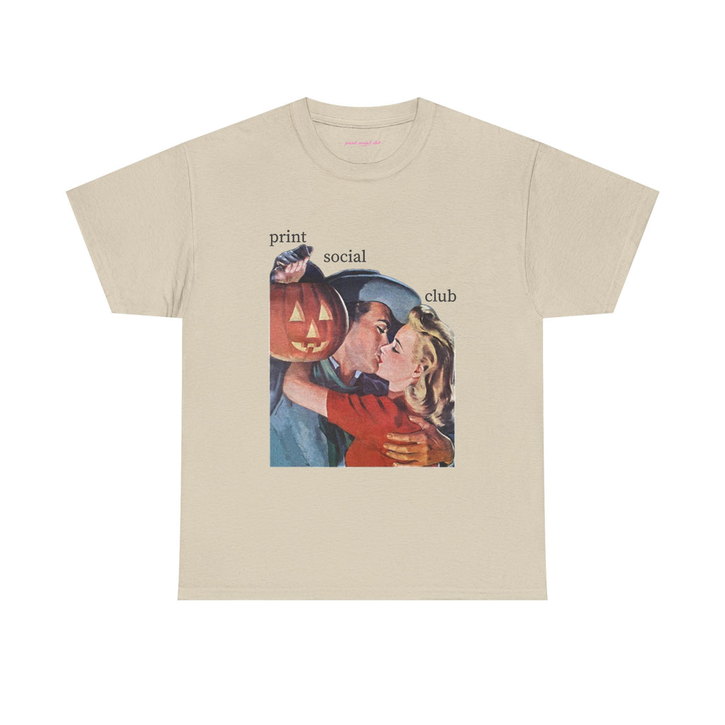 Pumpkin Kiss Classic Tee in Sand, front