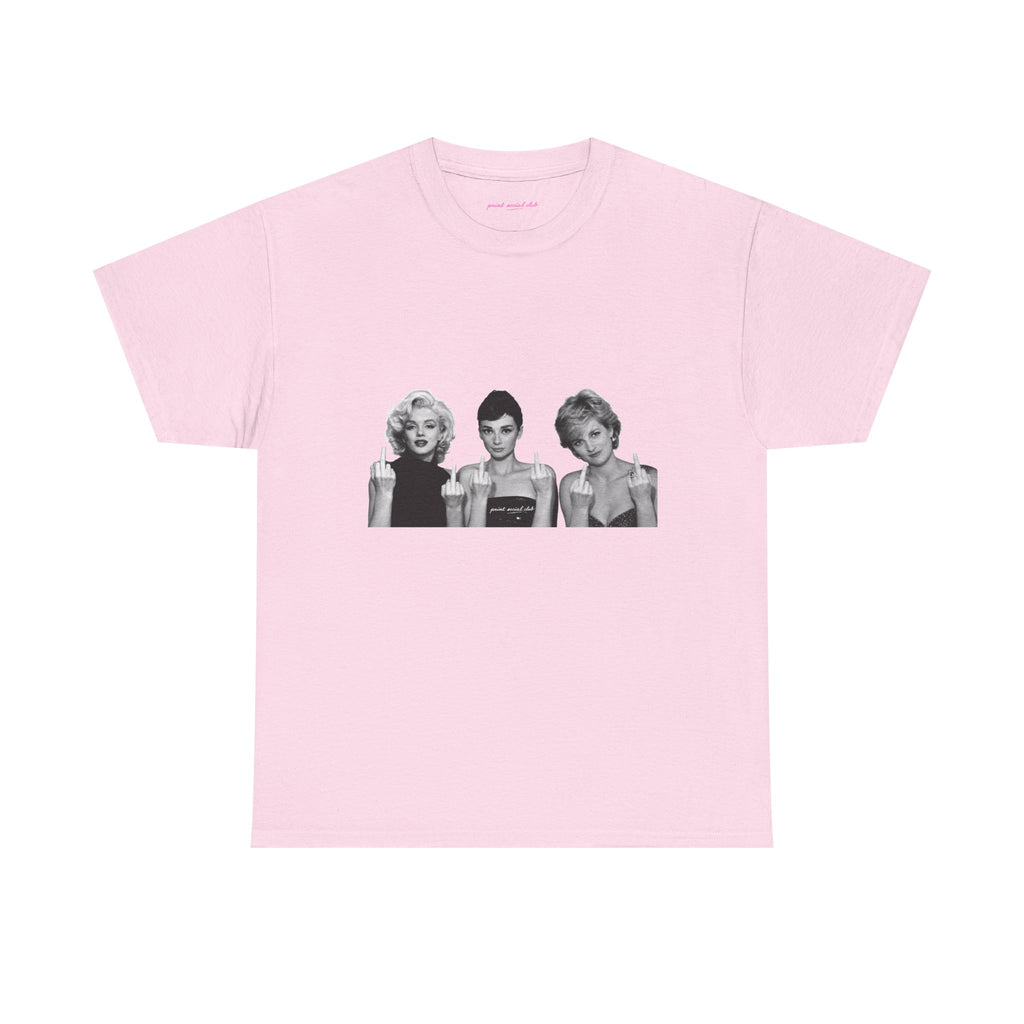 Iconic 3 Classic Tee in Light Pink, front