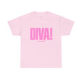DIVA! Classic Tee in Light Pink, front