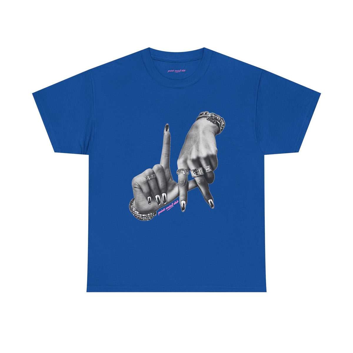 LA Classic Tee in Royal, front