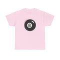 Lucky 8 Classic Tee in Light Pink, front