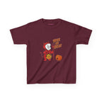 Little Devil Baby Tee in Maroon, front