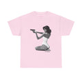 Hands-Up Classic Tee in Light Pink, front