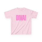 DIVA! Baby Tee in Light Pink, front