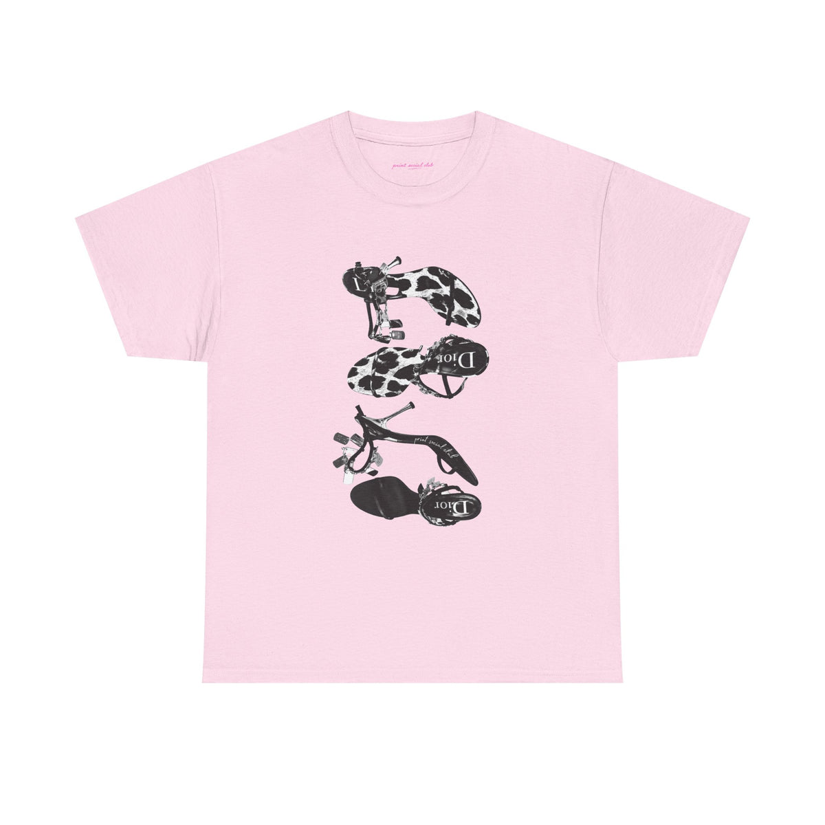 Heels Classic Tee in Light Pink, front