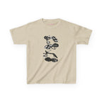 Heels Baby Tee in Sand, front