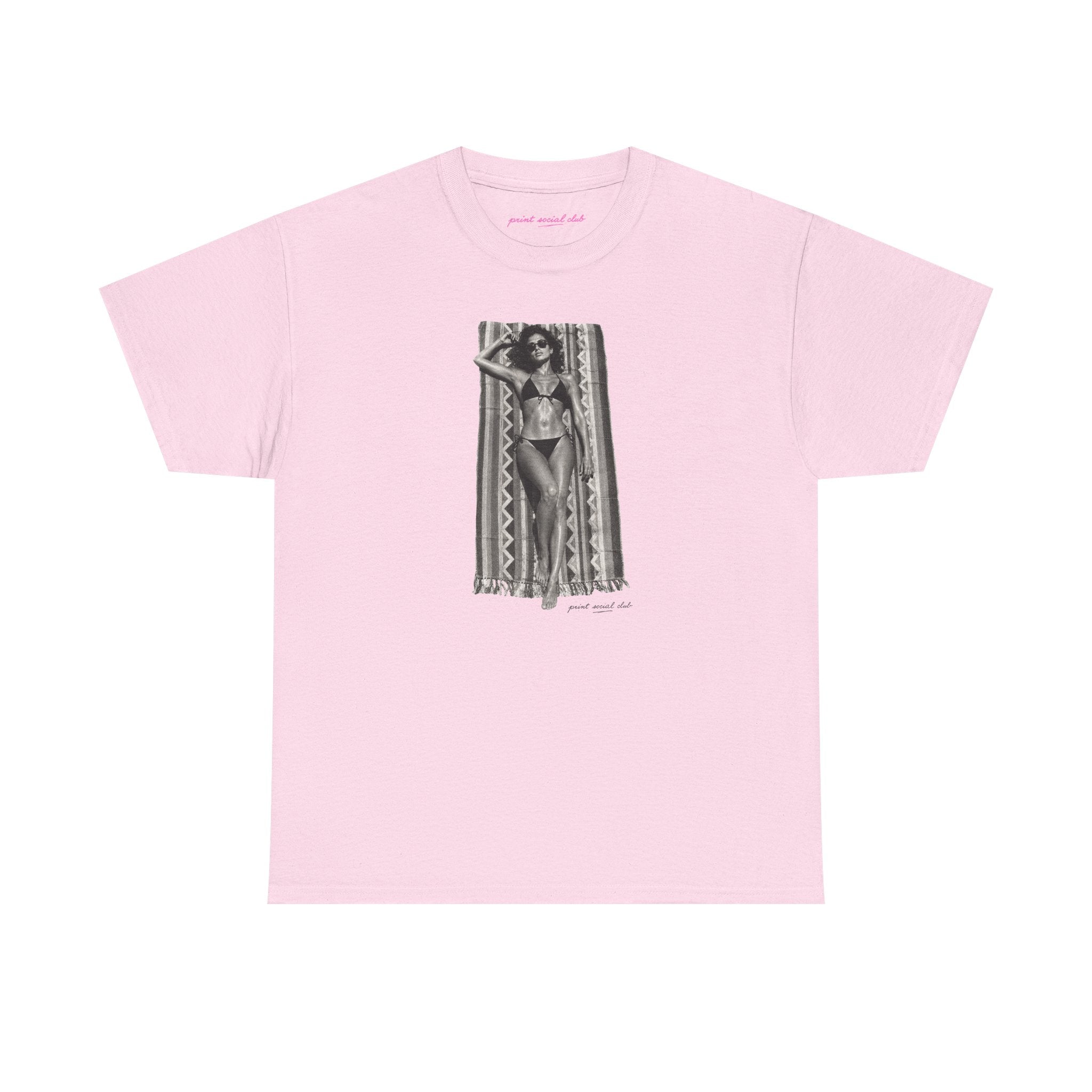 UV 11 Classic Tee in Light Pink, front