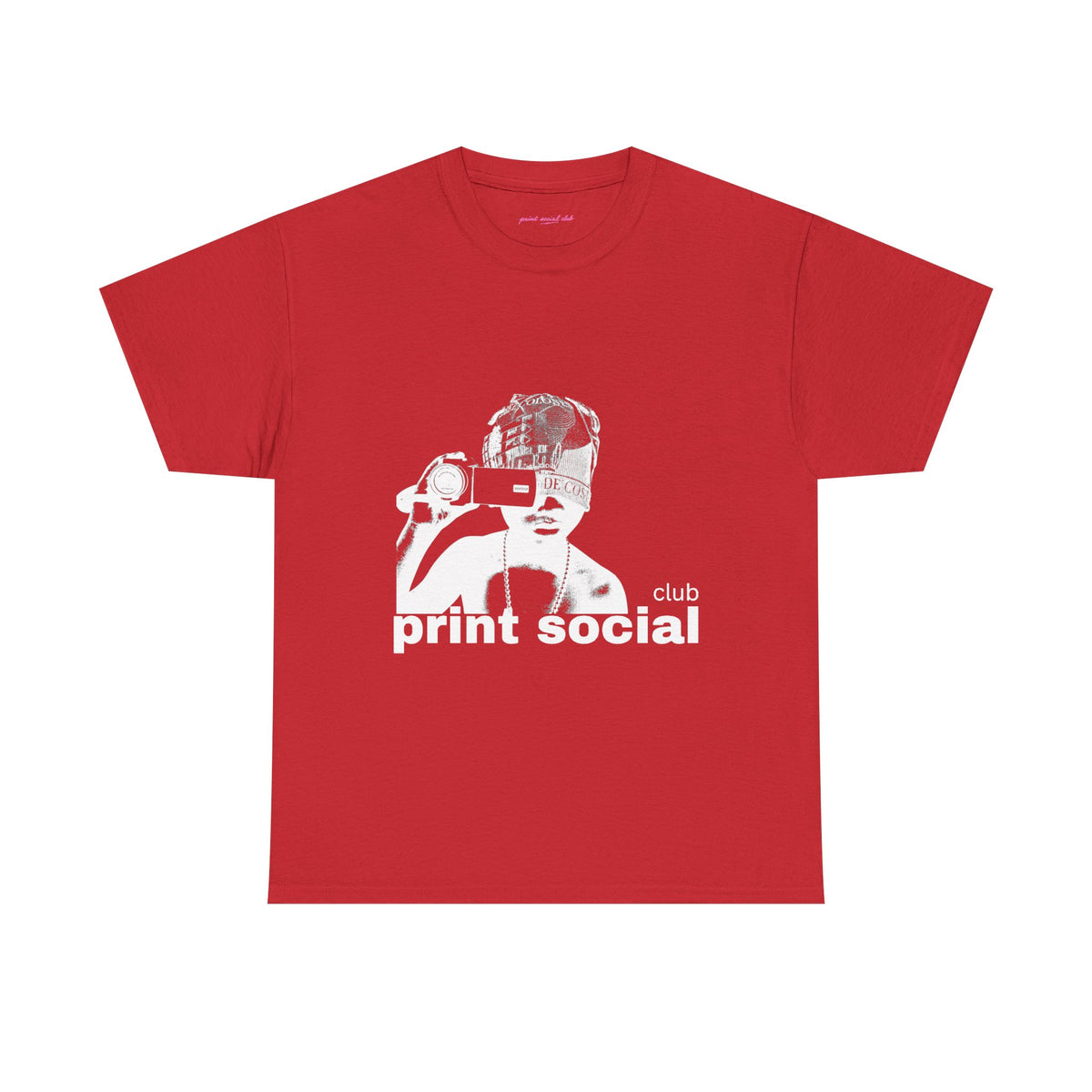 Camera Kid Classic Tee in Red, front