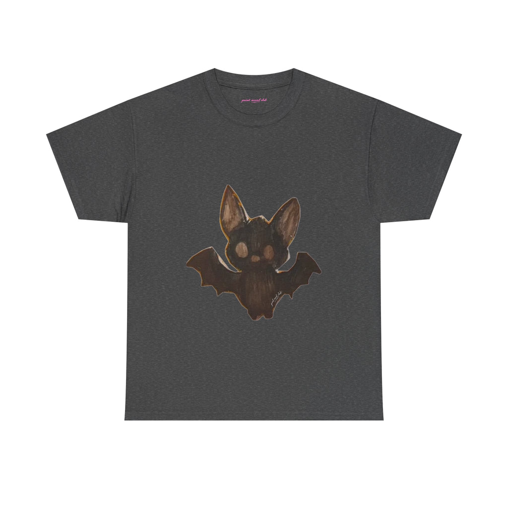 Little Bat Classic Tee in Dark Heather, front