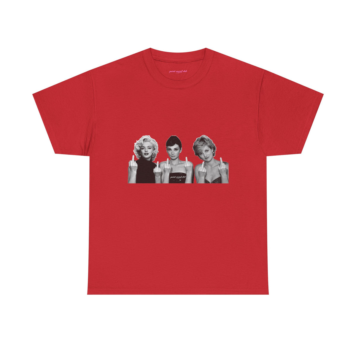Iconic 3 Classic Tee in Red, front